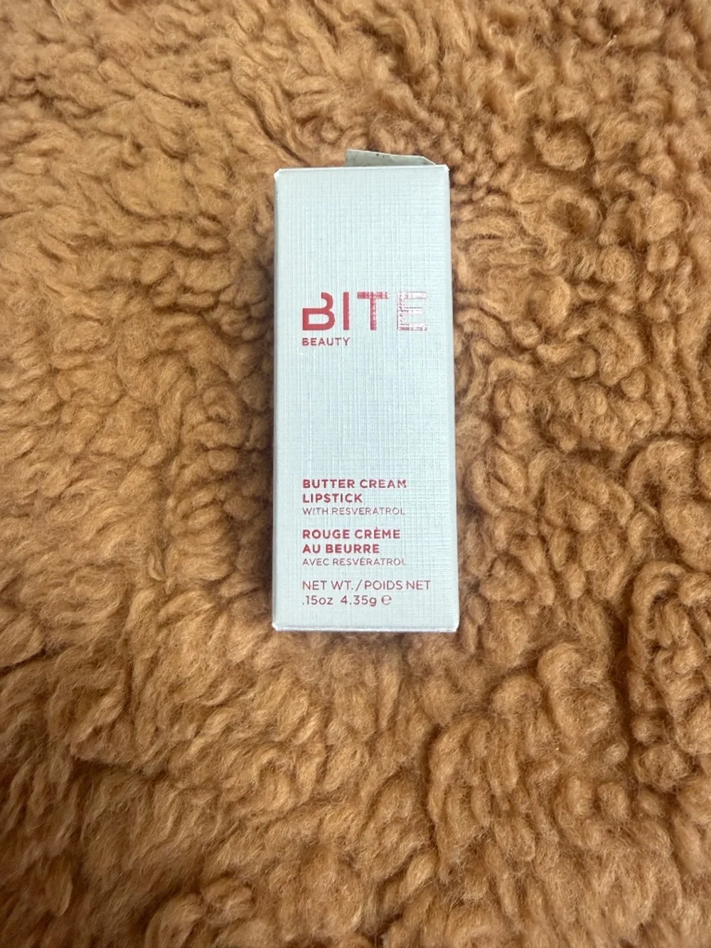 BITE Beauty Lipstick Butter Cream MOKA Full Size 4.35g / .15oz Flat Top Hand Cut